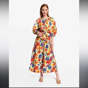 Frances Valentine Floral Multicolor Dress